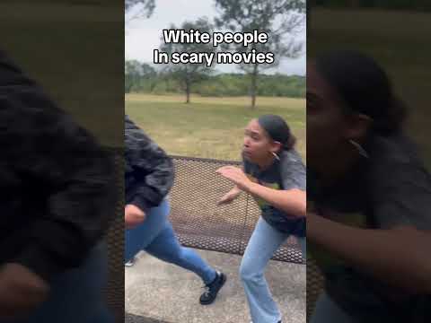 White People Vs Black People Scary Movies Funny Couplelaughs Comedyvideos Funnyshorts