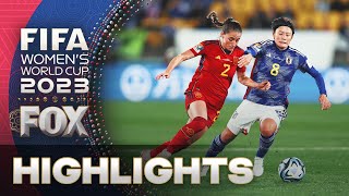 Japan vs. Spain Highlights | 2023 FIFA Women's World Cup