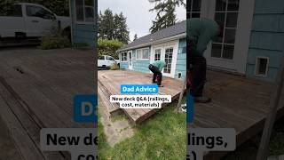 Deck cost breakdown and Q&A. Love, Dad