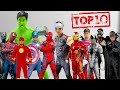 Top 10 most powerful and size power comparation superheroes  greenhero vs