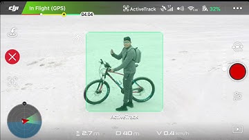 Dji Spark pass through obstacles using Active track with Giant Talon 3!