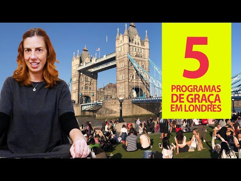 5 programas DE GRAÇA em LONDRES