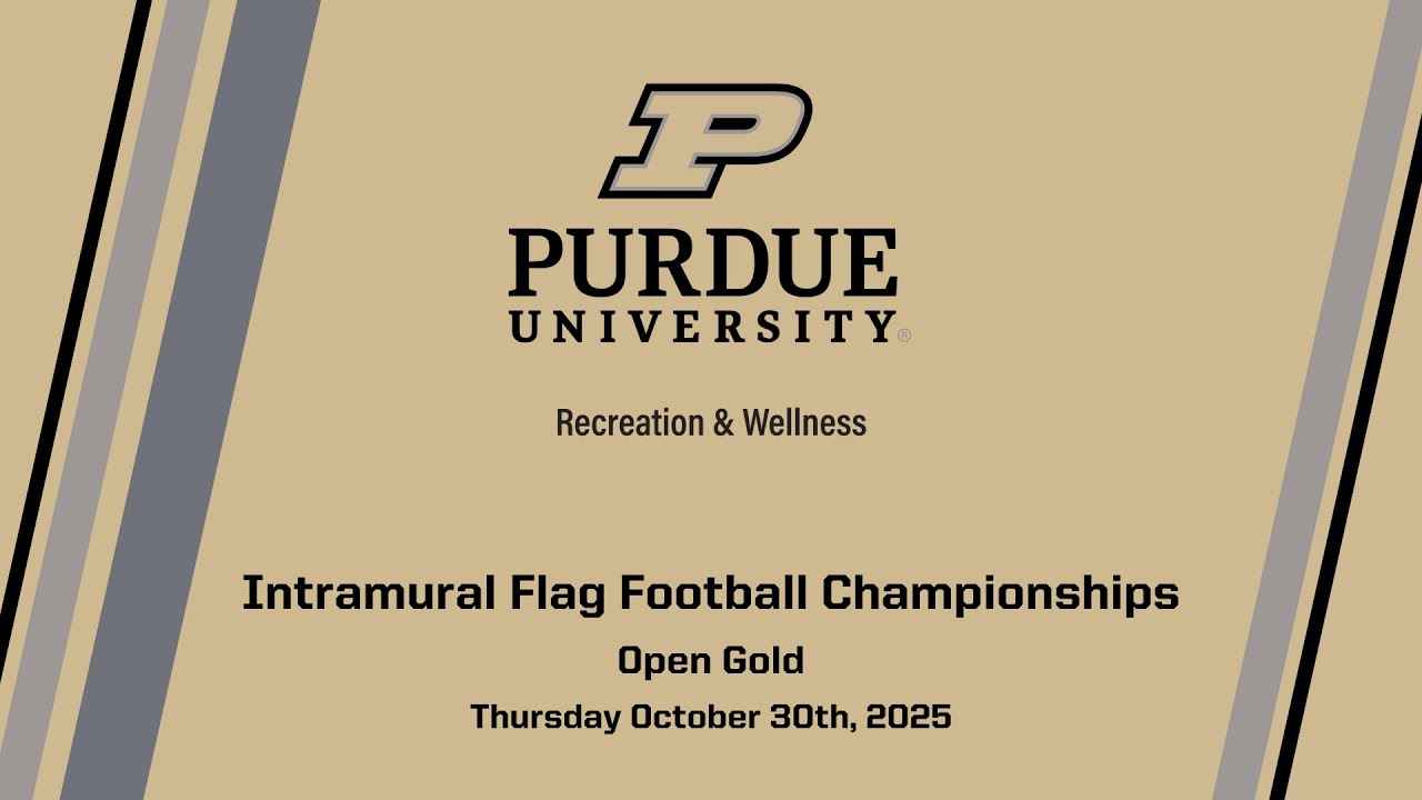 Purdue Intramural Flag Football Championships - Open Gold