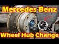 How to REMOVE AND REPLACE Mercedes Benz WHEEL HUB and WHEEL BEARINGS | Mercedes Benz S Class  W220