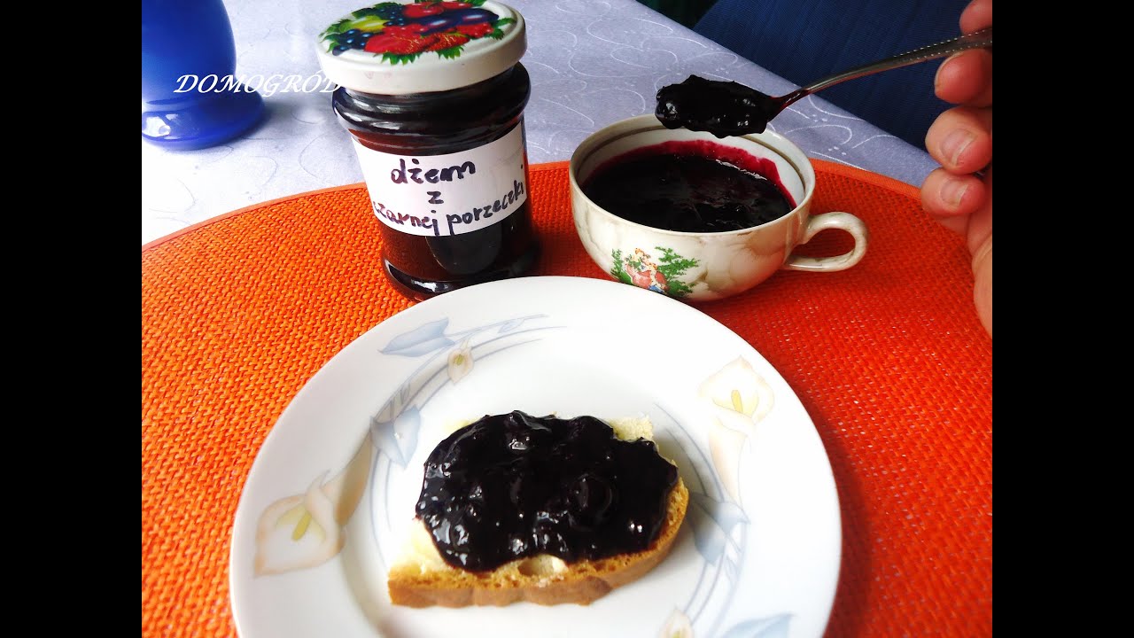 Dżem z czarnej porzeczki  Przepis na zdrowie!