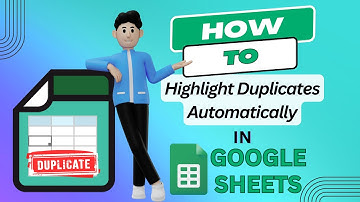 Highlight Duplicate Data in Google Sheets | Finding and Highlighting Duplicates in #googlesheets