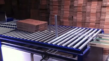 Automatic Corrugated Box Folder Gluer with PP Band Strapping Machine