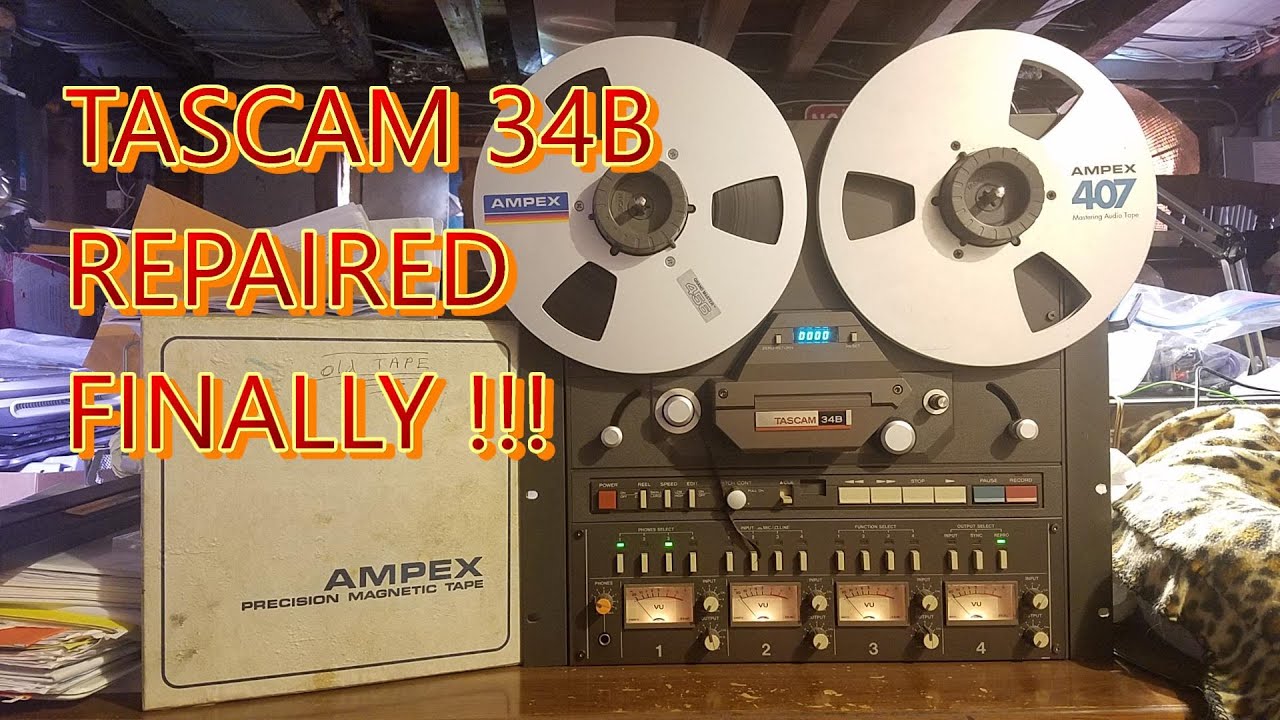 TASCAM 34B Finally Repaired Part Found 