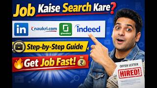 LinkedIn, Naukri, Glassdoor &amp; Indeed Per Job Kaise Search Kare? | Step-by-Step Guide 2026 |