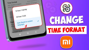 How to Change Time Format 12 - 24 hours on Xiaomi Phones | Switch Clock System on MI