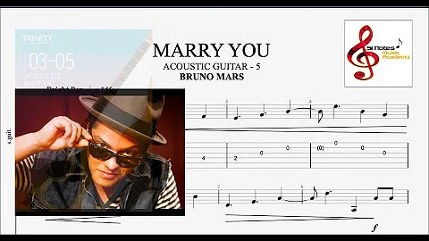 MARRY YOU - Bruno Mars - Trinity Acoustic Guitar - Grade 5