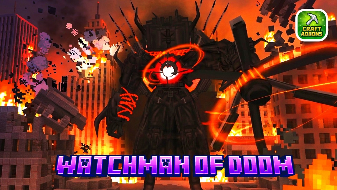 The NEW Watchman of Doom Has Arrived in Minecraft! (Skibidi Toilet Addon V27)