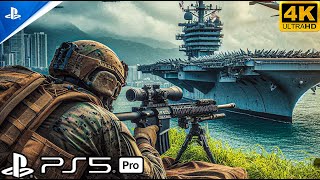 ATTACK ON AMERICAN NAVY (PS5) Realistic ULTRA Graphics Gameplay [4K 60 FPS] Call of Duty