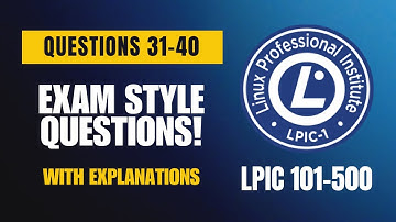 LPIC-1 (101-500) Exam-Style Practice Questions 2025 | Q31–40 (With Explanations)