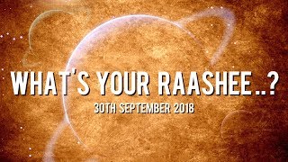 Today's Horoscope: What's Your Rasi for Sep 30, 2018