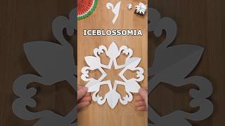 DIY PRESENT SNOWFLAKE ICEBLOSSOMIA STEP BY STEP | CAPTIVATING BEST SCHOOL PROJECT INCLART