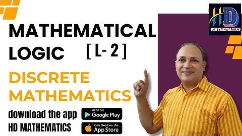 Discrete mathematics/mathematical logic /L 2/Bsc/ Msc/engineering maths/Bca maths/BBA maths in hindi