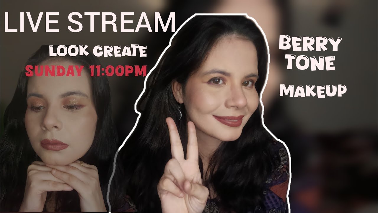 berry tone makeup tutorial chitchat live