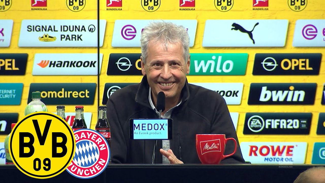 "Uns hat die letzte Präzision gefehlt!" | Pressekonferenz mit Lucien Favre | BVB - FC Bayern 0:1