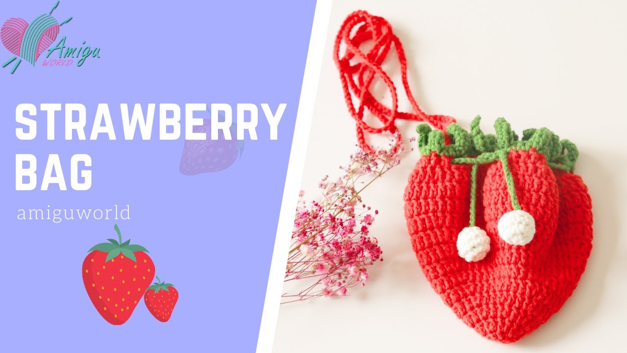 FREE Strawberry Tote: Crochet pattern | Ribblr