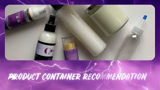 Recommendations for product containers / packaging business edition : Episode 1
