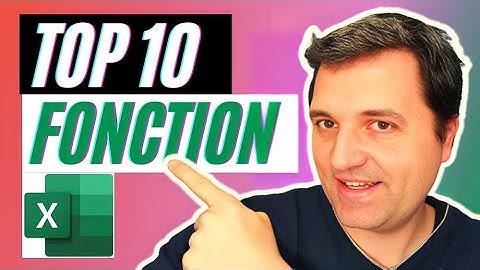Fonctions Excel les plus utilisées TOP 10 💡
