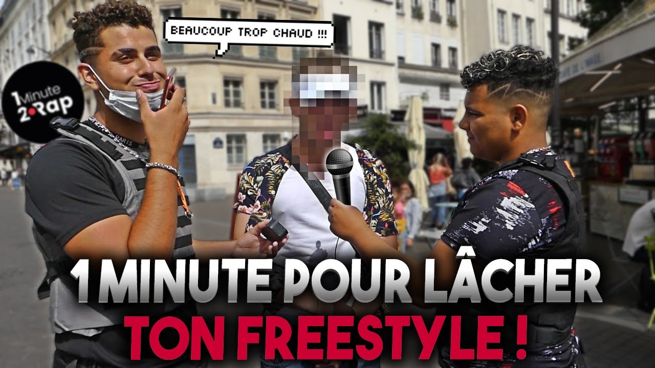 1 MINUTE POUR LÂCHER TON FREESTYLE ! Part 2 ( 1Minute2Rap ) - Micro Trottoir