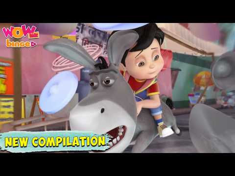 Vir The Robot Boy | Best Action Scenes Compilation - 449 | Wow Kidz Binge