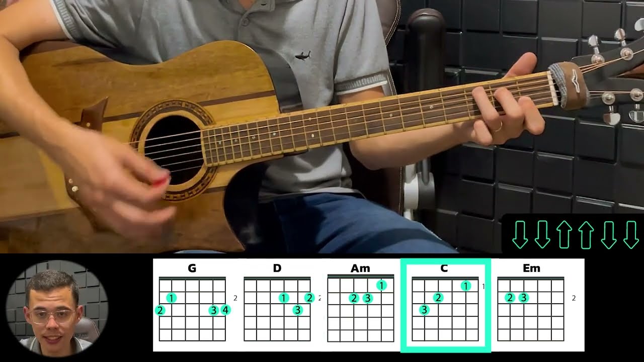 Vim Para Adorar-te | Cifra Simplificada | Para Iniciantes | Aula De Violão, image size:1280x720
