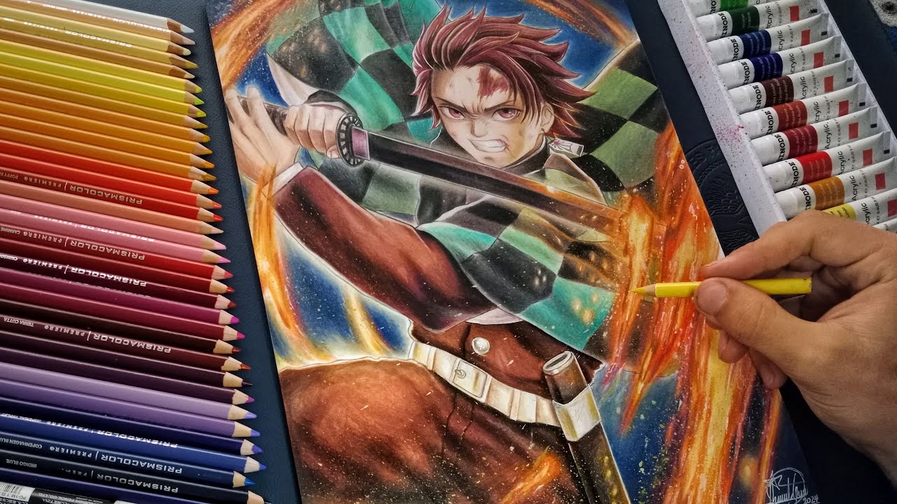 Como Dibujar a TANJIRO🔥PASO A PASO - KIMETSU NO YAIBA - YouTube