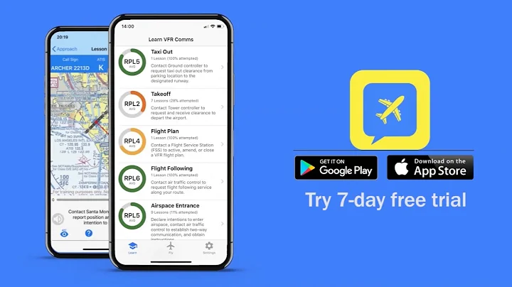 PlaneEnglish Aviation Radio Simulator - Be Confident Talking to ATC!