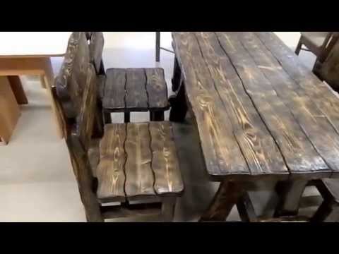 Декоративная мебель из массива дерева2