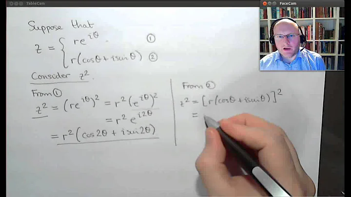 Mathematics - How to use simple algebra and complex numbers to derive double-angle formulae
