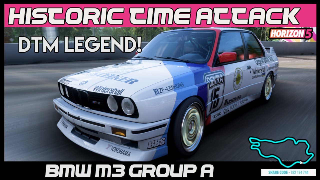 Historic Time Attack 21 - BMW M3 GROUP A - Forza Horizon 5