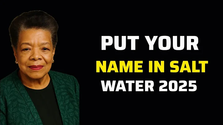 Urgently Put Your Name in Salt Water on 27th & 28th September and watch what happens!
