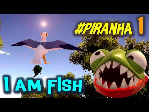 I am FISH - игра симулятор 2021 - Я РЫБКА: прохождение piranha 1.