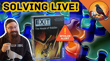 Solving EXIT: The Game LIVE | The House of Riddles