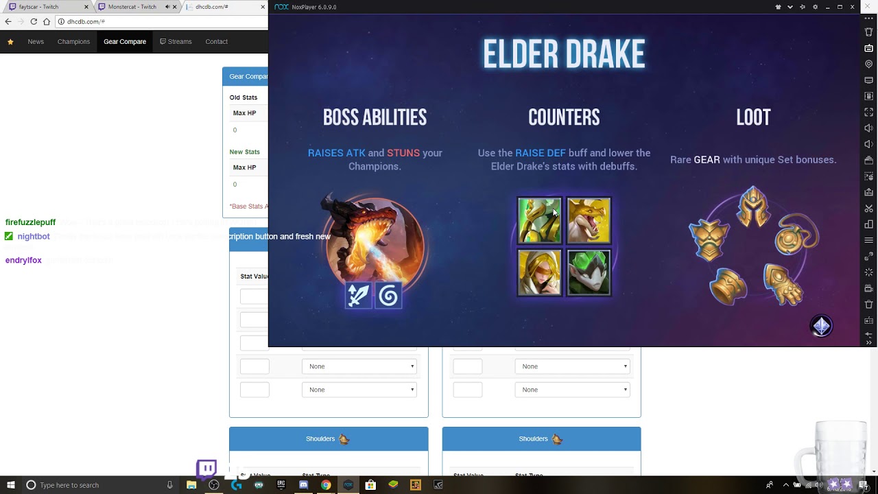 Dungeon Hunter Champions awesome website