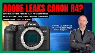 Is Adobe leaking Canon's next high-end camera, like Apple did with Nikon?