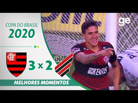 FLAMENGO 3 X 2 ATHLETICO-PR | MELHORES MOMENTOS | OITAVAS DE FINAL DA COPA DO BRASIL 2020 | ge.globo