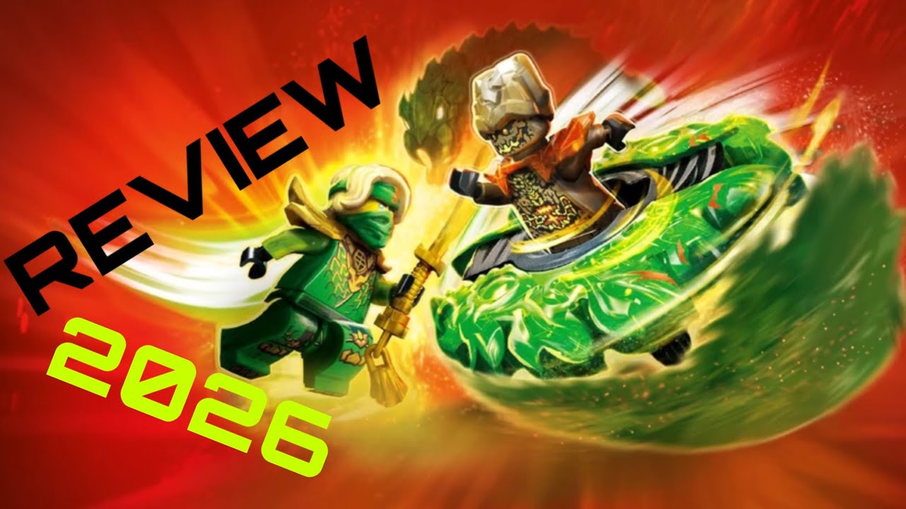 LEGO Ninjago Dragons Rising 71850 Lloyd vs Earth Monster Spinner Review