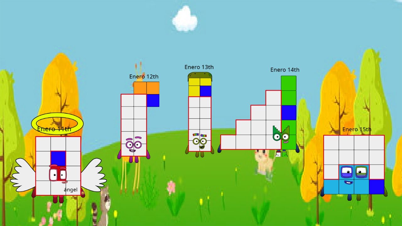 Numberblocks full season Spanish Dateblocks Band YouTube