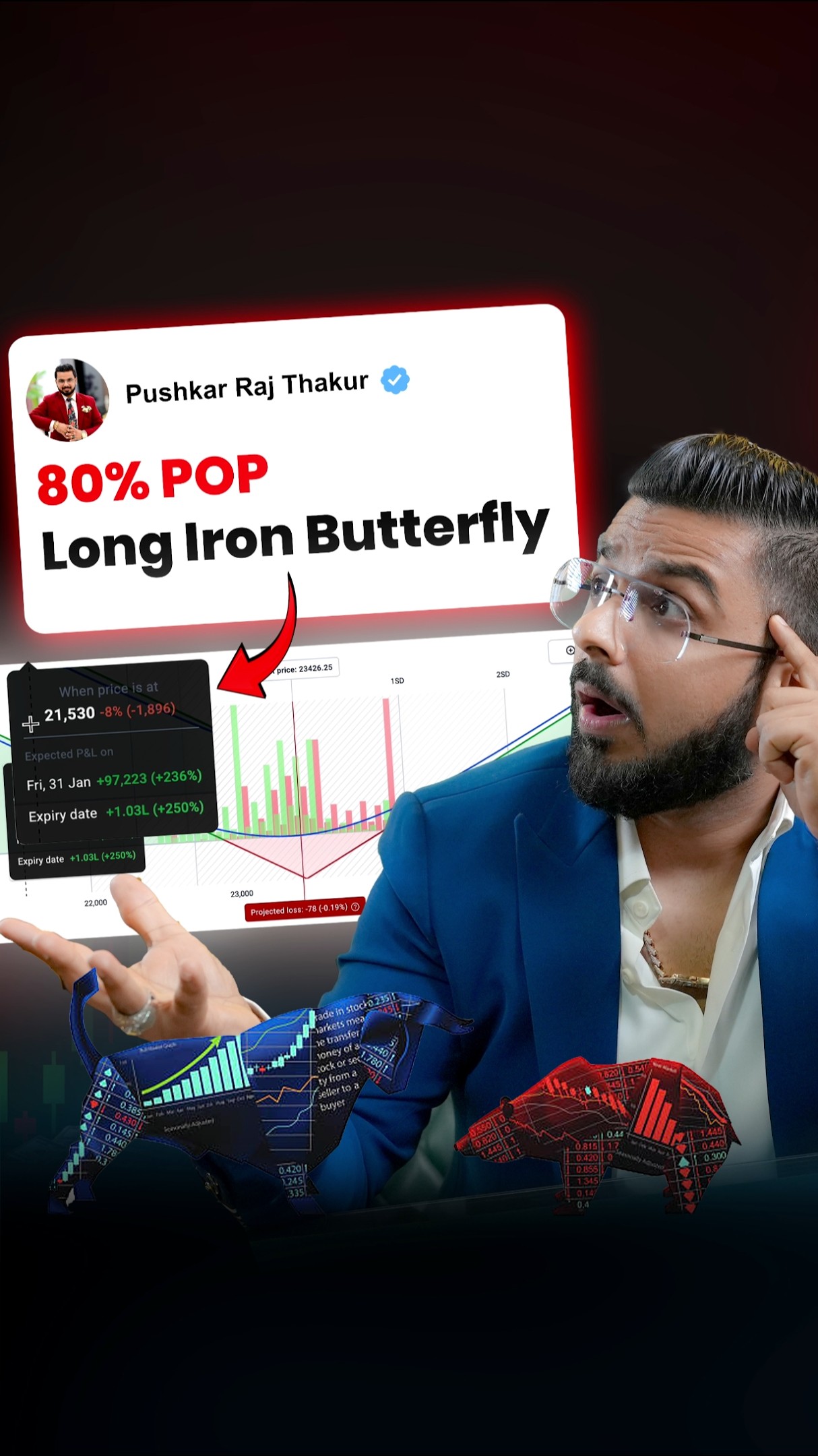 #Day68 || 80% POP Long Iron Butterfly
