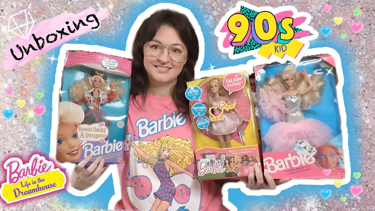 Распаковка культовых Барби 90-х! 💕 Барби с блестящими глазами и подростковыми разговорами | Столь...