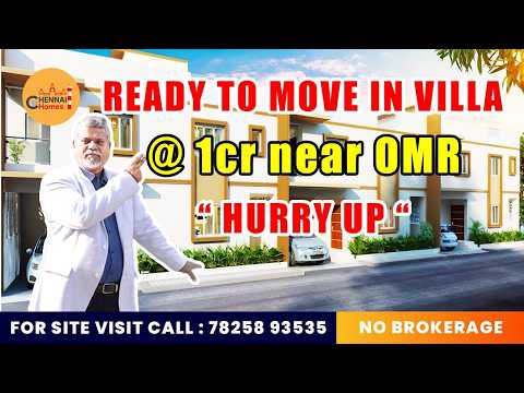 BSCPL Bollineni Renata l Villa & Apartments in OMR Ottiambakkam l Chennai Homes