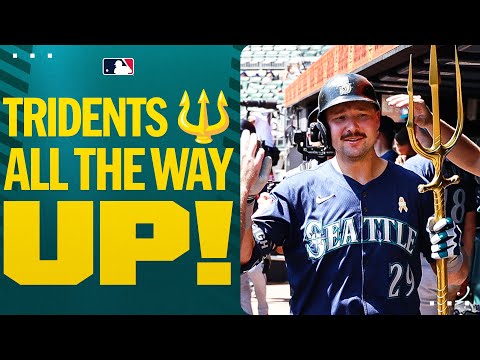 ALL 18 RUNS: The Seattle Mariners slug 5 homers in a BLOWOUT victory vs. the Braves! 🔱