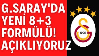 KURGU DEĞİŞİYOR | Galatasaray'da 8+3'e yeni formül | Sözleşme yenileme çalışmaları detay var