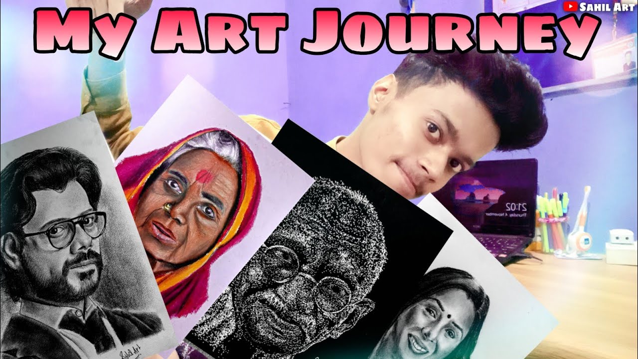 My Art Journey💥 - 10* years collection | Showing My all drawing ...