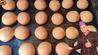 تعالي شوفي سر الكيزر 🍔مع التسويه الصح خبز البرجر بطريقه بسيطه | الشيف محمد الحلواني