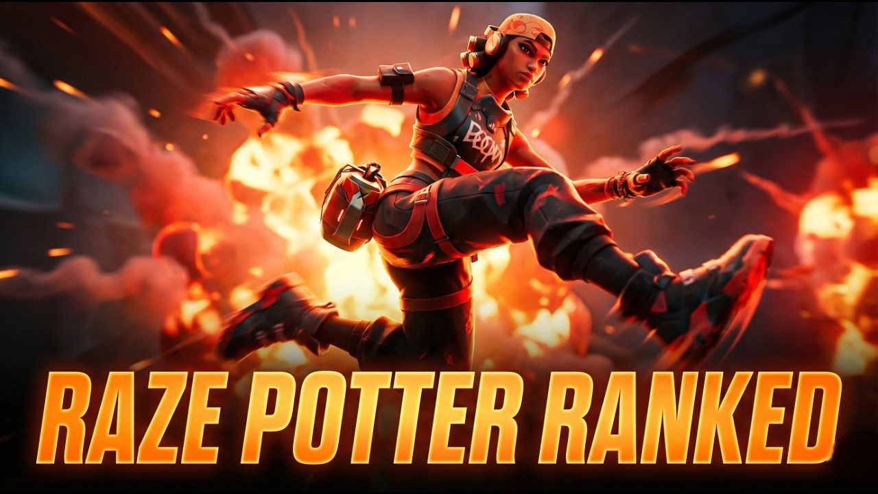 raze potter in ranked | insane raze gameplay